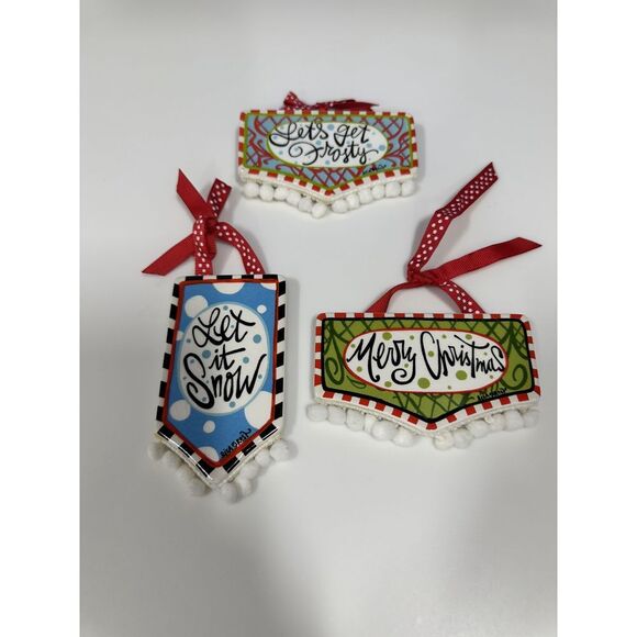 3 Ceramic Ornaments‎ - Picture 1 of 5